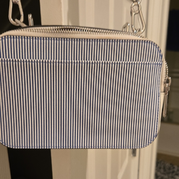 Karl Lagerfeld White and Blue Crossbody Bag Nwot - Picture 4 of 5